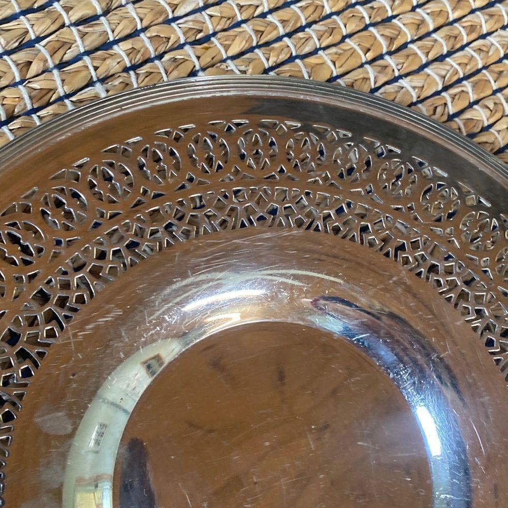 Royal Rochester Silver Tray 3498 - Picture 3 of 6